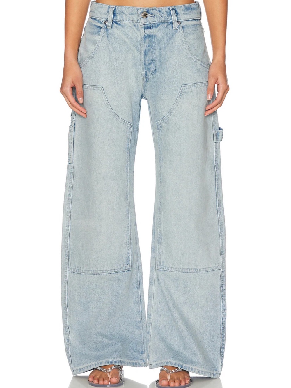 EB Denim Enzo Double Knee Carpenter Jeans 24 NWT
